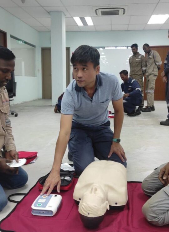 DBD HUB–corporate wellness–group fitness classes–on-site fitness–virtual fitness–employee wellness–team building activities–stress reduction–workplace wellness–corporate health screening–health assessments–biometric testing–preventive care–employee health–workplace wellness programs–health talks–mental wellness workshops–employee wellbeing–stress management–nutrition talks–workplace wellness seminars–first aid training–CPR certification–workplace safety–emergency response–employee preparedness–customized team programmes–team building–employee engagement–communication skills–workplace culture–Singapore-Heatec Jietong-First Aid Training