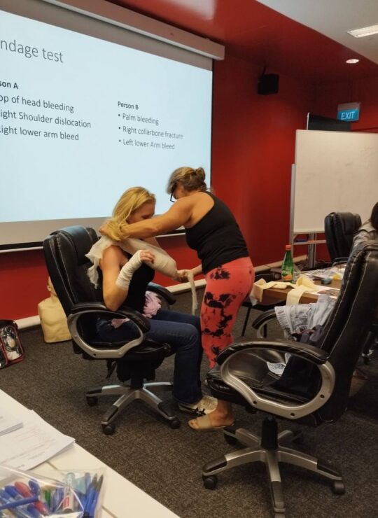 DBD HUB–corporate wellness–group fitness classes–on-site fitness–virtual fitness–employee wellness–team building activities–stress reduction–workplace wellness–corporate health screening–health assessments–biometric testing–preventive care–employee health–workplace wellness programs–health talks–mental wellness workshops–employee wellbeing–stress management–nutrition talks–workplace wellness seminars–first aid training–CPR certification–workplace safety–emergency response–employee preparedness–customized team programmes–team building–employee engagement–communication skills–workplace culture–Singapore-Sports Singapore paddling teams-First Aid Training